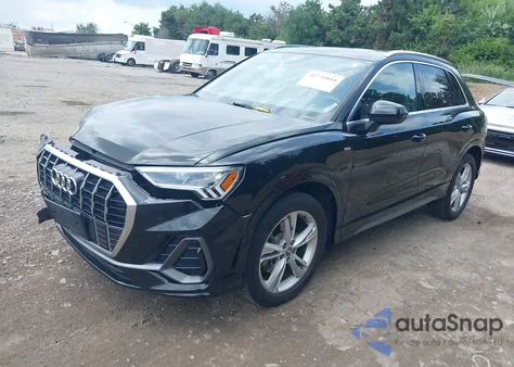 2020 Audi Q3 Premium Plus 45 Tfsi S Line Quattro Tiptronic z USA, uszkodzony, nr VIN WA1EECF38L1009399